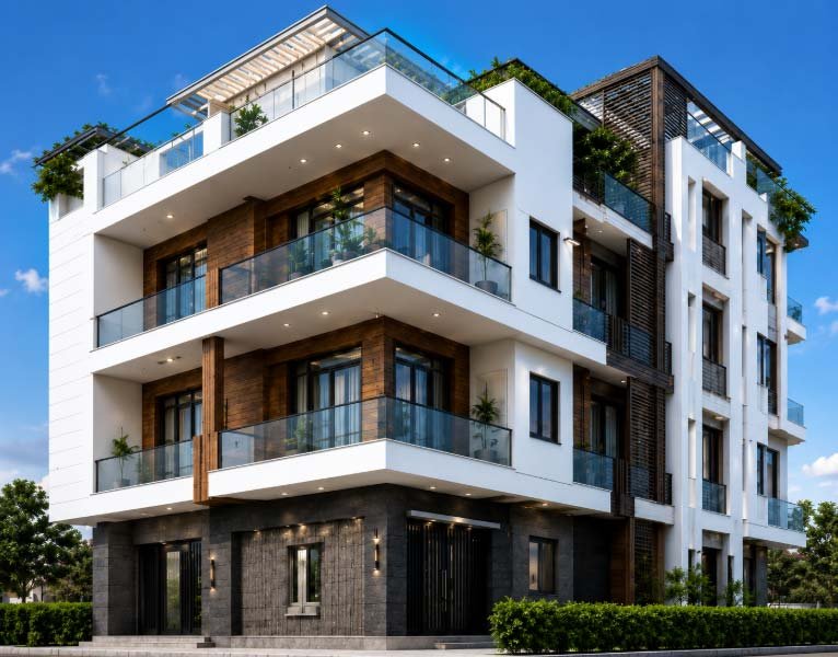 Modern residential project