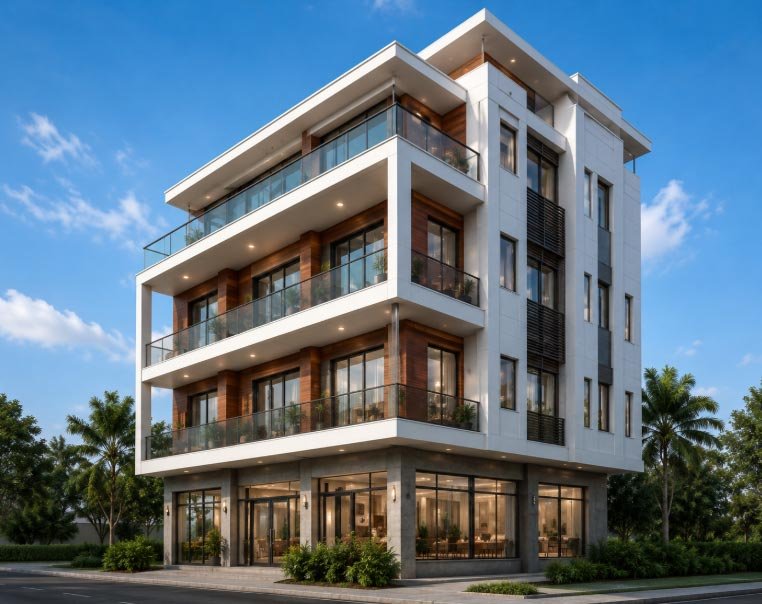 Exterior elevation project